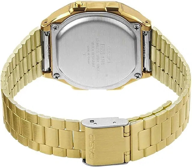Vintage Gold Digital Metal Watch