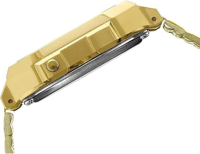 Vintage Gold Digital Metal Watch